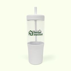 Image of Polar Recycled Plastic Dual Tone Straw Tumbler 