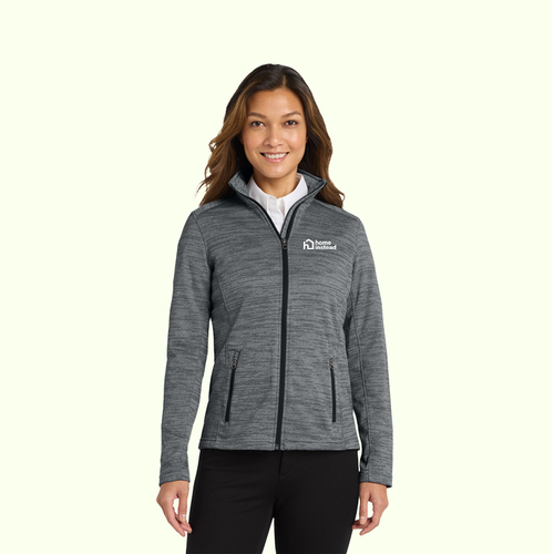Port Authority® Women's Digi Stripe Fleece Jacket image thumbnail