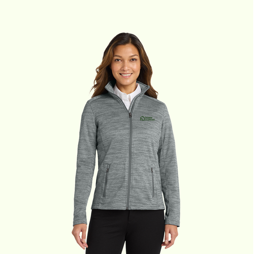 Port Authority® Women's Digi Stripe Fleece Jacket image thumbnail
