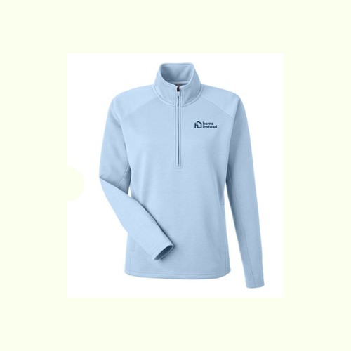 J. America - Women's Apex Fleece Quarter-Zip Pullover image thumbnail