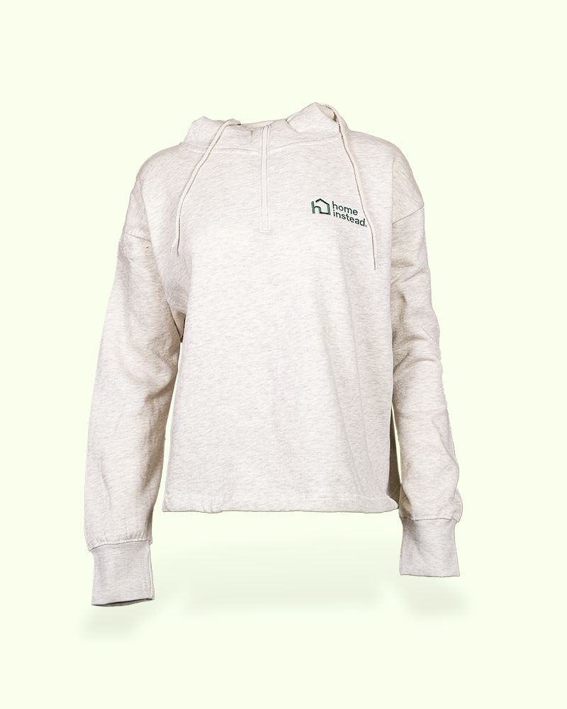 Ladies Boxy Quarter Zip Hood primary image