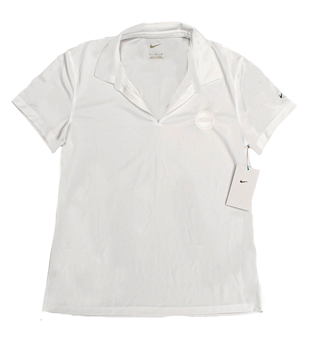 Nike Ladies Dri Fit Polo (White) image thumbnail