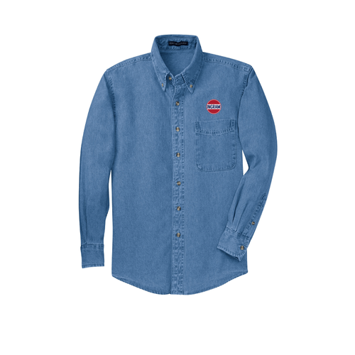 Long Sleeve Denim Shirt image thumbnail