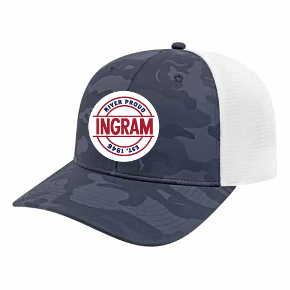 Nylon Blend Camo Trucker Mesh Back Cap primary image