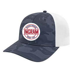 Image of Nylon Blend Camo Trucker Mesh Back Cap