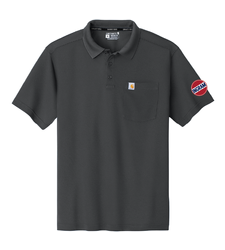 Image of Carhartt Force Snag-Resistant Pocket Polo (Shadow Grey)