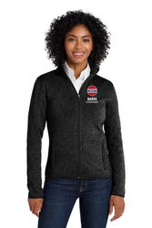 Image of Ladies Sweater Fleece Jacket *CUSTOM ORDER*