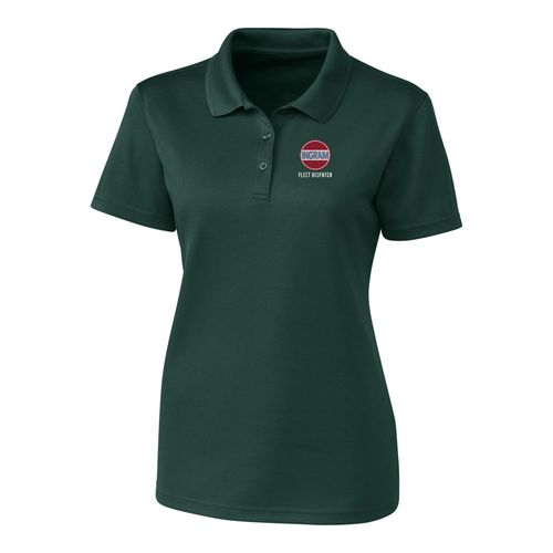 Fleet Dispatch Clique Spin Eco Performance Pique Womens Polo (Made to Order) image thumbnail