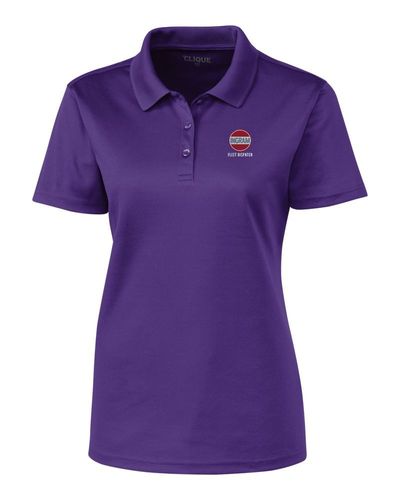 Fleet Dispatch Clique Spin Eco Performance Pique Womens Polo (Made to Order) image thumbnail