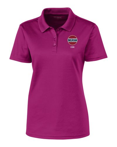 Legal Clique Spin Eco Performance Pique Womens Polo (Made to Order) image thumbnail
