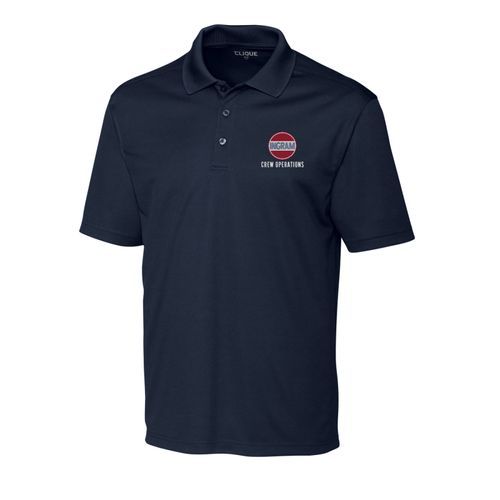 Crew Ops Clique Spin Eco Performance Pique Mens Polo (Made to Order) image thumbnail