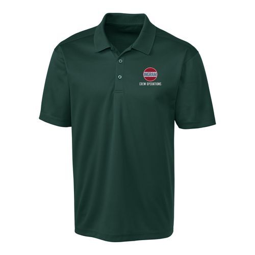 Crew Ops Clique Spin Eco Performance Pique Mens Polo (Made to Order) image thumbnail
