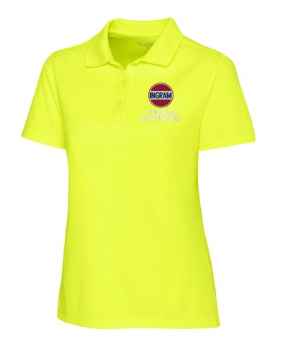 Terminal Maintenance Clique Spin Eco Performance Pique Womens Polo (Made to Order) image thumbnail