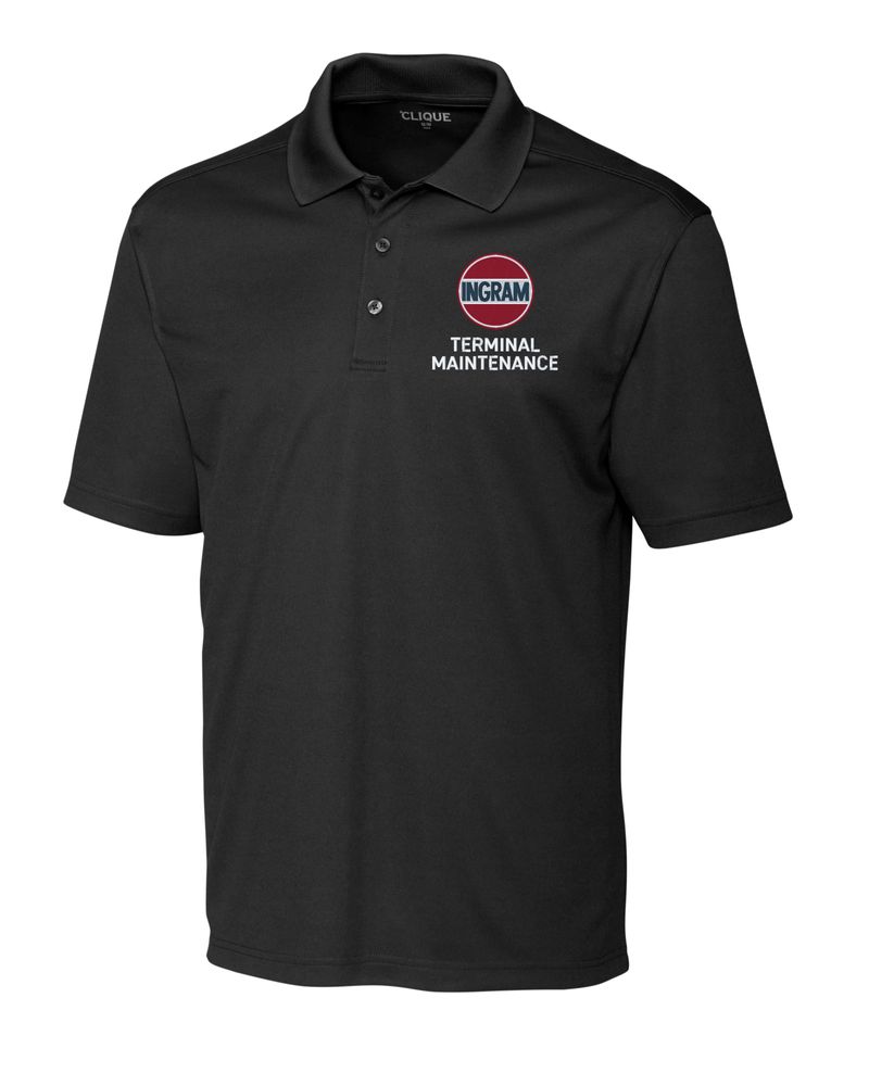 Terminal Maintenance Clique Spin Eco Performance Pique Mens Polo (Made to Order) primary image