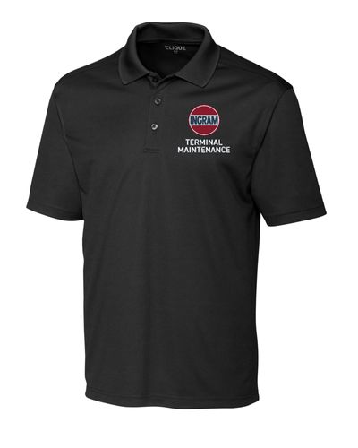 Terminal Maintenance Clique Spin Eco Performance Pique Mens Polo (Made to Order) image thumbnail