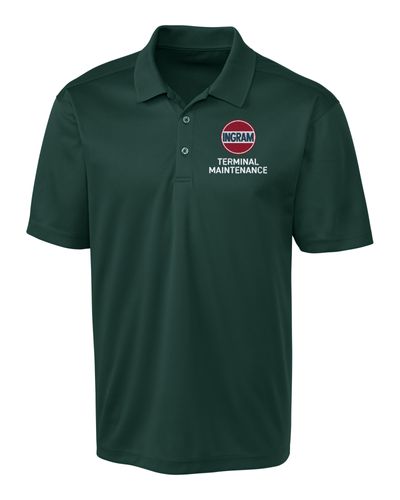 Terminal Maintenance Clique Spin Eco Performance Pique Mens Polo (Made to Order) image thumbnail