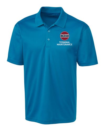 Terminal Maintenance Clique Spin Eco Performance Pique Mens Polo (Made to Order) image thumbnail