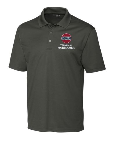 Terminal Maintenance Clique Spin Eco Performance Pique Mens Polo (Made to Order) image thumbnail