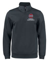 Image of Terminal Maintenance Clique Lift Eco Performance Half Zip Unisex Pullover (Made to Order)