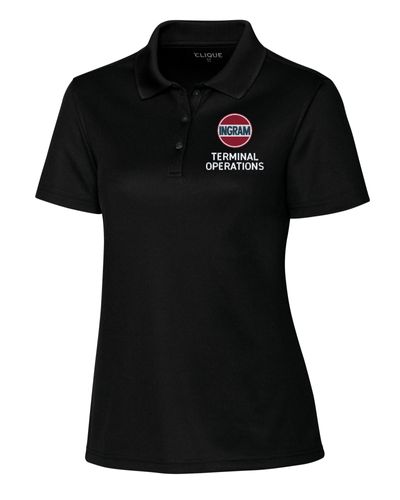 Terminal Operations Clique Spin Eco Performance Pique Womens Polo (Made to Order) image thumbnail