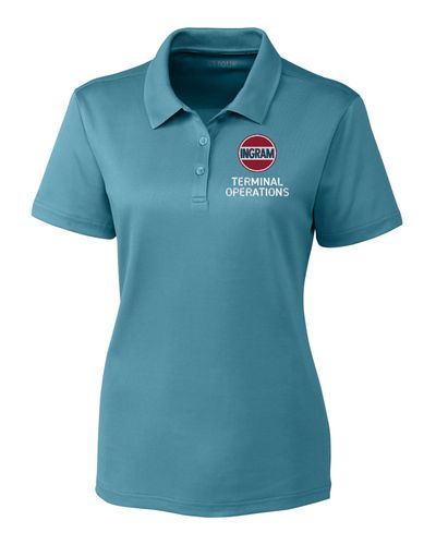 Terminal Operations Clique Spin Eco Performance Pique Womens Polo (Made to Order) image thumbnail
