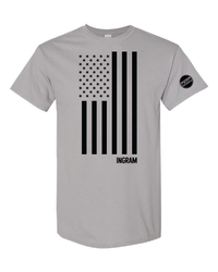 Image of Outlet - Gray Patriotic Tee