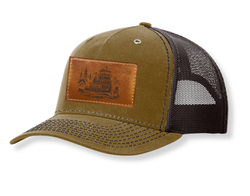 Image of Richardson Leather Patch Hat