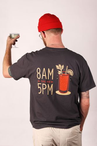 8am is the New 5pm T-Shirt image thumbnail