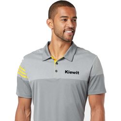 Image of Adidas - Heather 3-Stripes Block Sport Shirt *DISCONTINUED