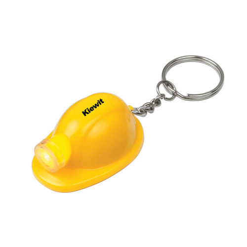 Hard Hat LED Key Chain Yellow image thumbnail