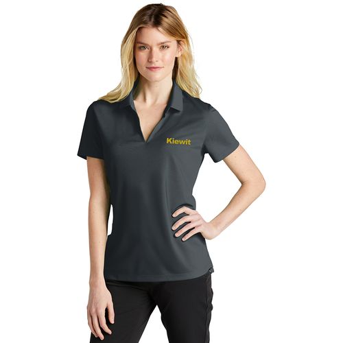 Nike Ladies Dri-FIT Micro Pique 2.0 Polo - Anthracite image thumbnail