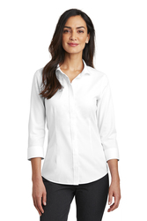 Image of Red House Ladies 3/4-Sleeve Nailhead Non-Iron Shirt