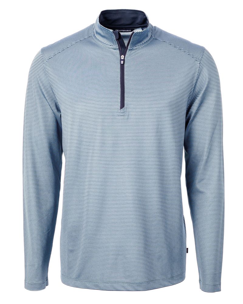 Big D Eco Pique Micro Stripe 1/4 Zip  primary image