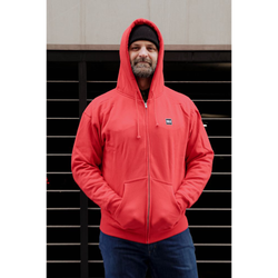 Image of Iron Man Zip Up Red Hoodie