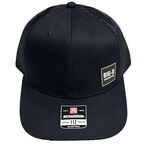 Big D Trucker Hat - Black image thumbnail