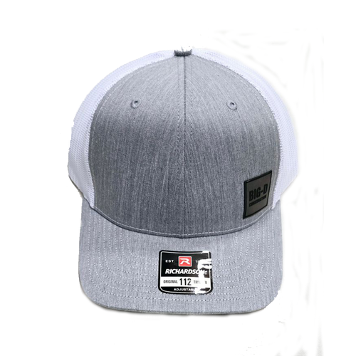Big D Trucker Hat - Heather Grey and White image thumbnail