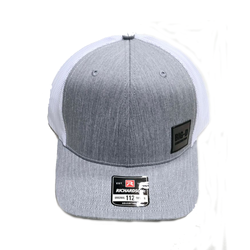 Image of Big D Trucker Hat - Heather Grey and White