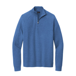 Image of Big D Brooke Brothers Quarter Zip - Blue