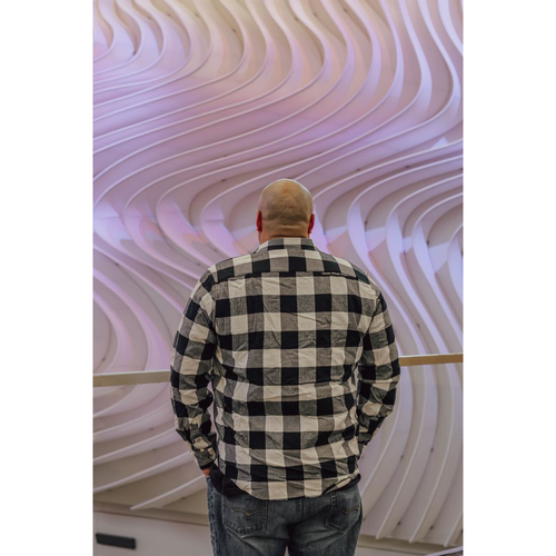 Big D Men's Flannel Shirt - Black image thumbnail