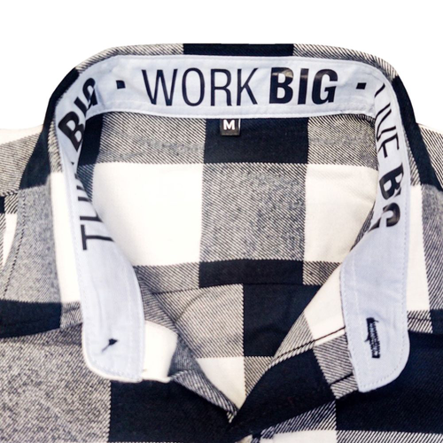 Big D Men's Flannel Shirt - Black image thumbnail