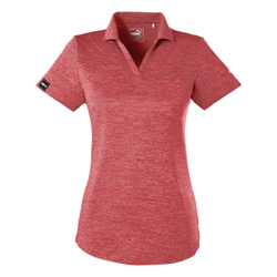 Image of Puma Women's Icon Heather Polo - Red