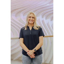 Image of North End Women's Jaq Snap-Up Stretch Performance Polo - Navy