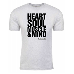 Image of Heart and Soul T-shirt - Heather White
