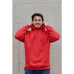 Image of Red Pullover Iron Man Hoodie 