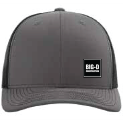 Image of Snapback Trucker Cap - Charcoal/Black
