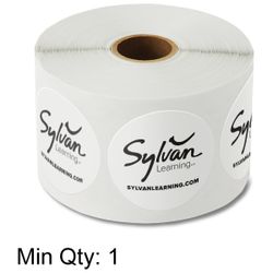 Image of Roll of Black and White Labels
