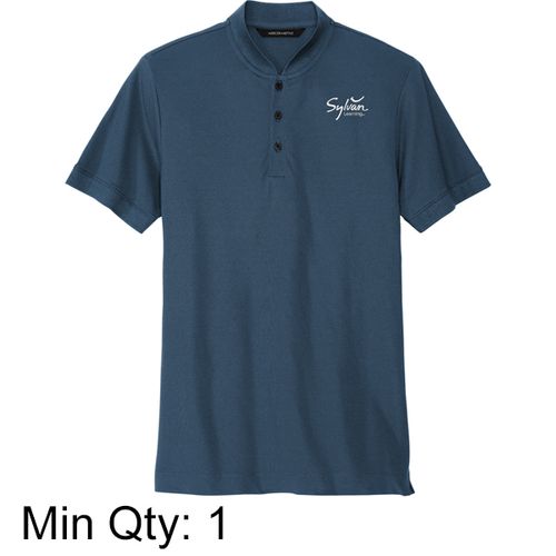 Stretch Pique Henley -Men's image thumbnail