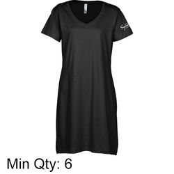 Image of Jersey V-Neck Dress
