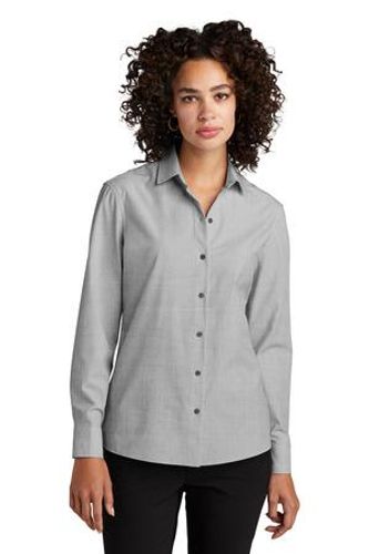 MERCER+METTLE Women's Long Sleeve Stretch Woven Shirt image thumbnail