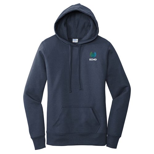 Port & Company Ladies Core Fleece Pullover Hooded Sweatshirt image thumbnail
